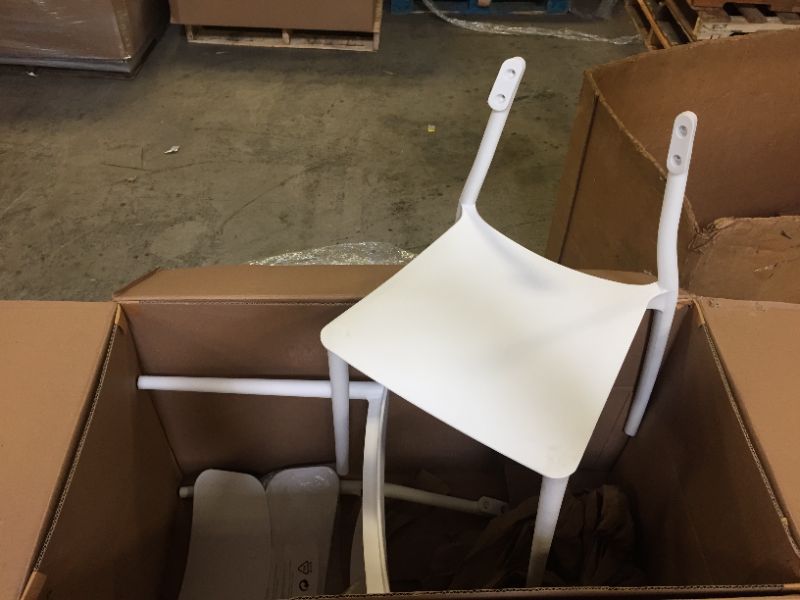 Photo 1 of 2 White Chairs 