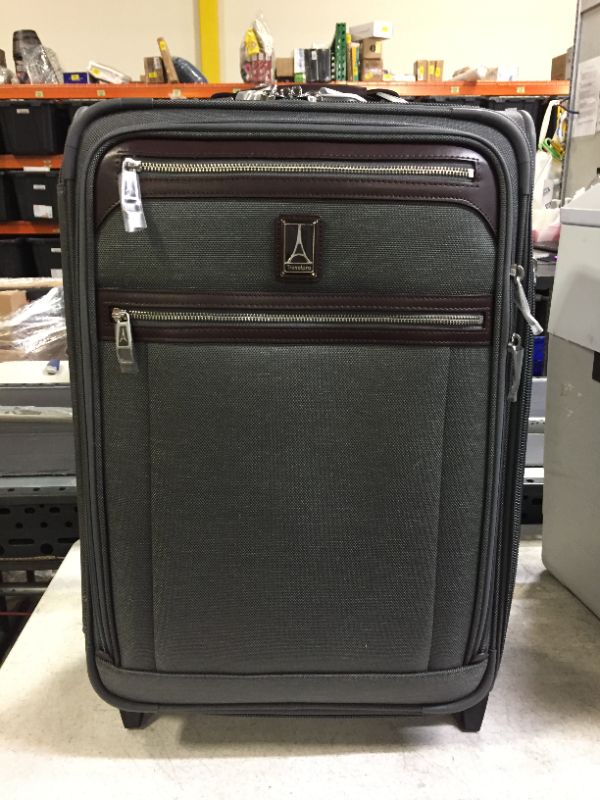 Photo 2 of Travelpro Platinum Elite 22" Expandable Carry-On Rollaboard (Vintage Grey)