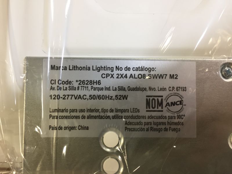 Photo 4 of Lithonia Ligthing CPX 2X4 ALO8 SWW7 M2 Contractor Select CPX LED Panel, Switchable Lumens, 2 ft. x 4 ft., 3500K | 4000K | 5000K