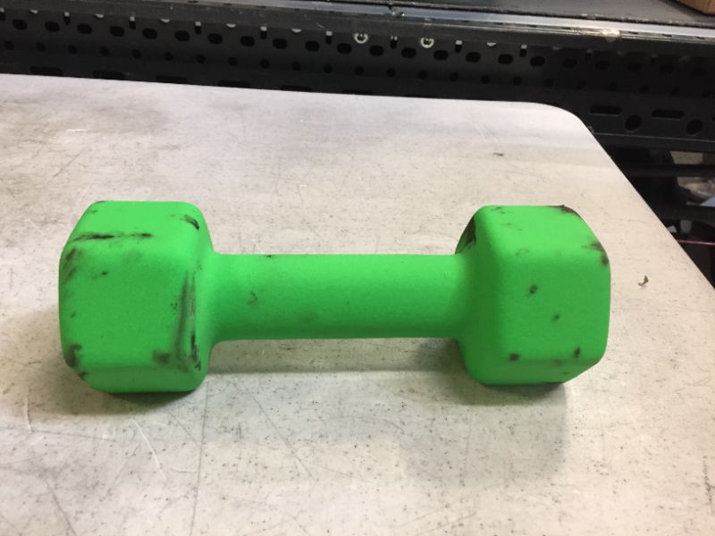 Photo 1 of 10LB RUBBER DUMBBELL