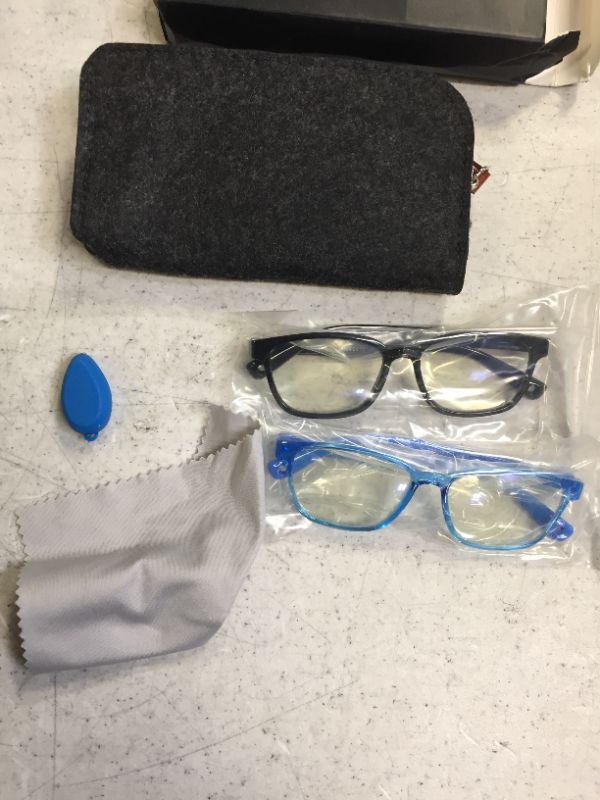 Photo 1 of Kid's Blue Light Blocking Glasses 2 Pack