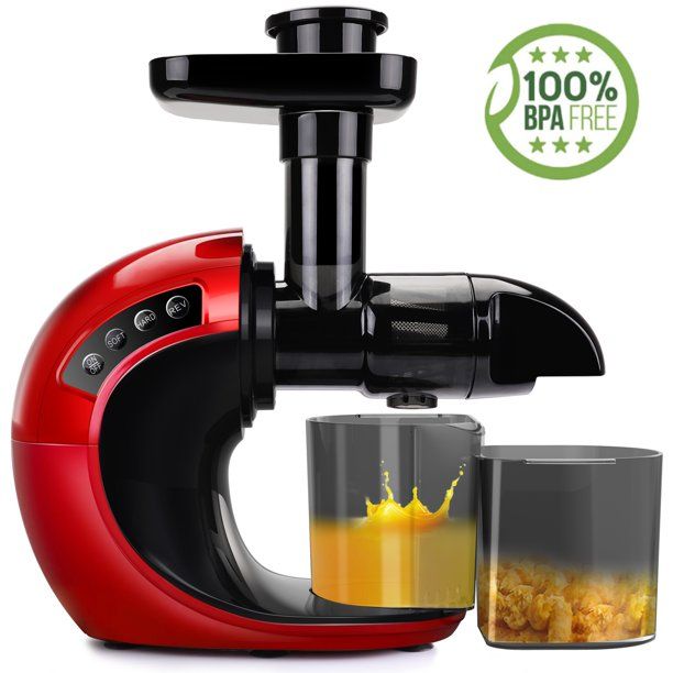 Photo 1 of Masticating Juicer Machines, keenstone Slow Cold Press Juicer Quiet Motor, 2 Speed and Reverse Function, High Yield Juice Extractor for Fruits and Vegetables, Easy to Clean, BPA-Free
