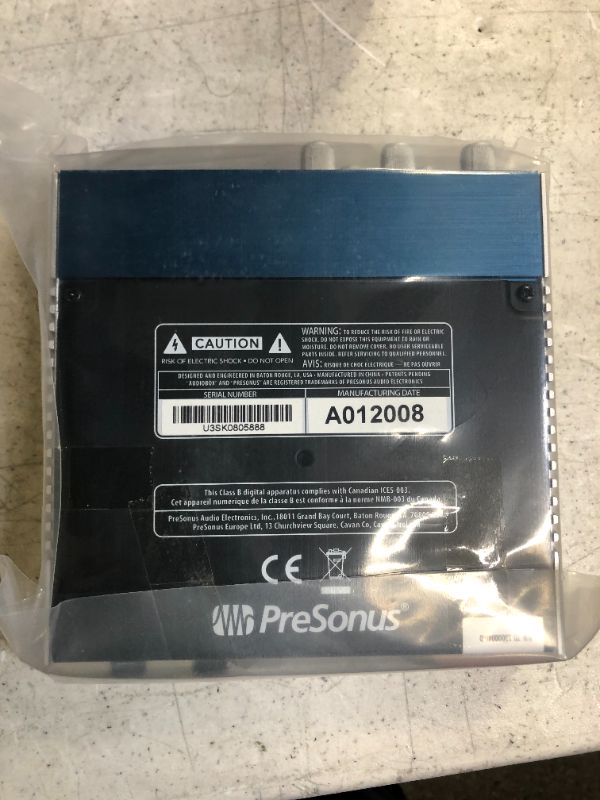 Photo 4 of Presonus AudioBox 96 Audio Interface-Full Studio Bundle with Studio One Artist Software Pack w/Mackie CR3 Pair Studio Monitors and 1/4” Instrument Cables