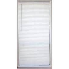 Photo 1 of 4 Pk 59”x64" Cordless 1" Privacy Shade Vinyl Mini Blind White 0889879
