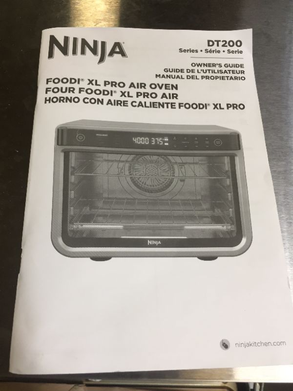 Photo 3 of Ninja-DT200-Foodi-8-in-1-XL Pro Air Fry Oven Large Countertop Convection Oven
