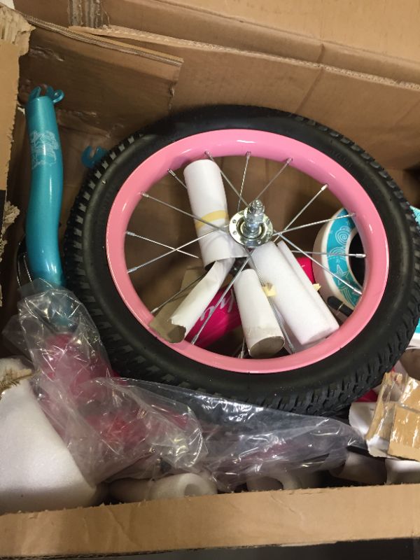 Photo 4 of Schwinn Elm Girls Bike for Toddlers and Kids, 12, 14, 16, 18, 20 inch wheels for Ages 2 Years and Up, Pink, Purple or Teal, Balance or Training Wheels, Adjustable Seat
