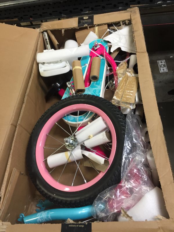 Photo 2 of Schwinn Elm Girls Bike for Toddlers and Kids, 12, 14, 16, 18, 20 inch wheels for Ages 2 Years and Up, Pink, Purple or Teal, Balance or Training Wheels, Adjustable Seat
