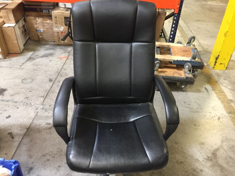 Photo 1 of generic leather office chair black 