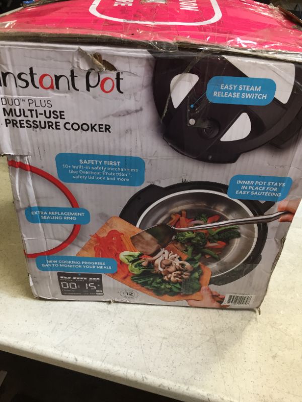 Photo 2 of Instant Pot Duo Plus 8 qt 9-in-1 Slow Cooker/Pressure Cooker