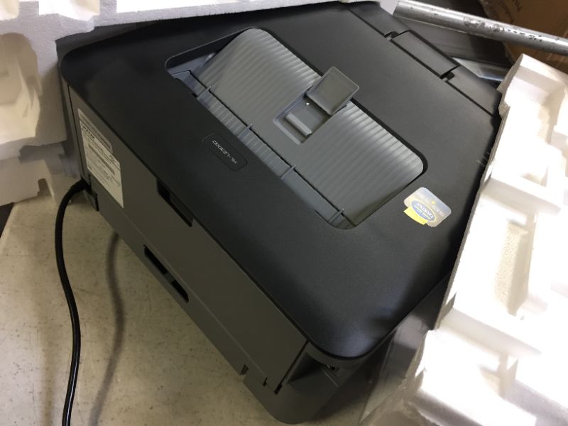 Photo 4 of  Brother HL-L2300D Monochrome Laser Printer with Duplex Printing (MISSING CORDS, PET HAIR ON ITEM FROM PRIOR USE)