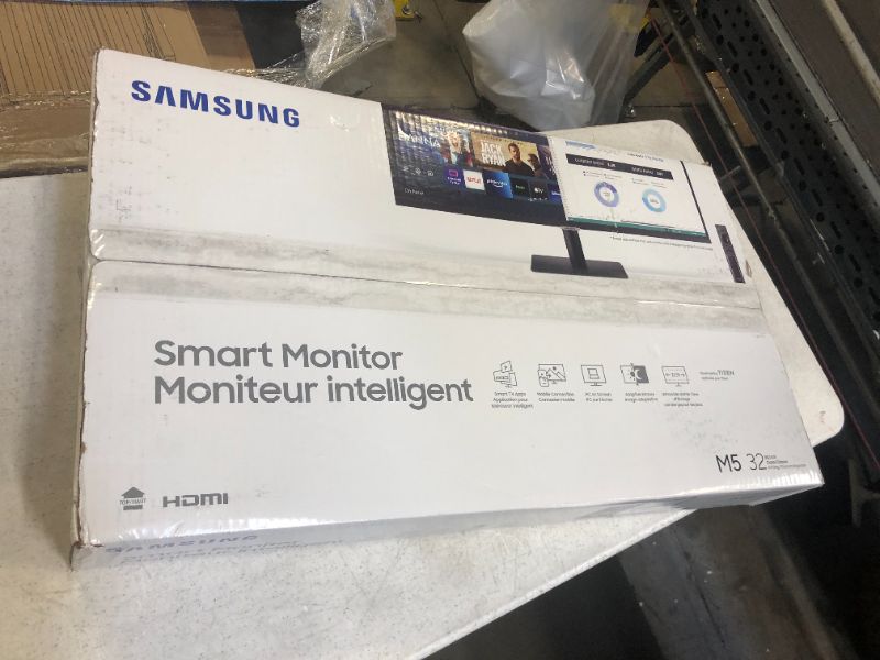 Photo 1 of SAMSUNG M5 Series 32-Inch FHD 1080p Smart Monitor & Streaming TV (Tuner-Free), Netflix, HBO, Prime Video, & More, Apple Airplay, Bluetooth, Built-in Speakers, Remote Included (LS32AM500NNXZA)
