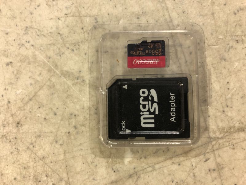 Photo 2 of 256GB Micro SD Card with Card Adapter High Speed MicroSD Memory Card Memory Cards for Camera, Phone, Computer, Tachograph, Tablet, Drone
