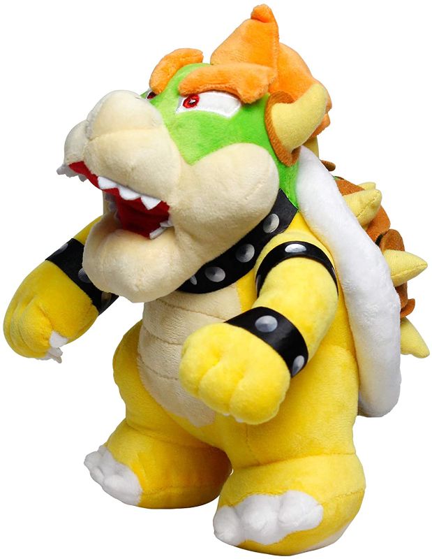 Photo 1 of EQUASIS Bowser Plush, Bowser Toys, Super Mario Plush, All Star Collection, Stuffed Animals, Plush Toys 10 in, Yellow
