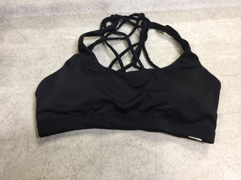 Photo 1 of WOMENS BLACK BATHING SUIT TOP MEDIUM