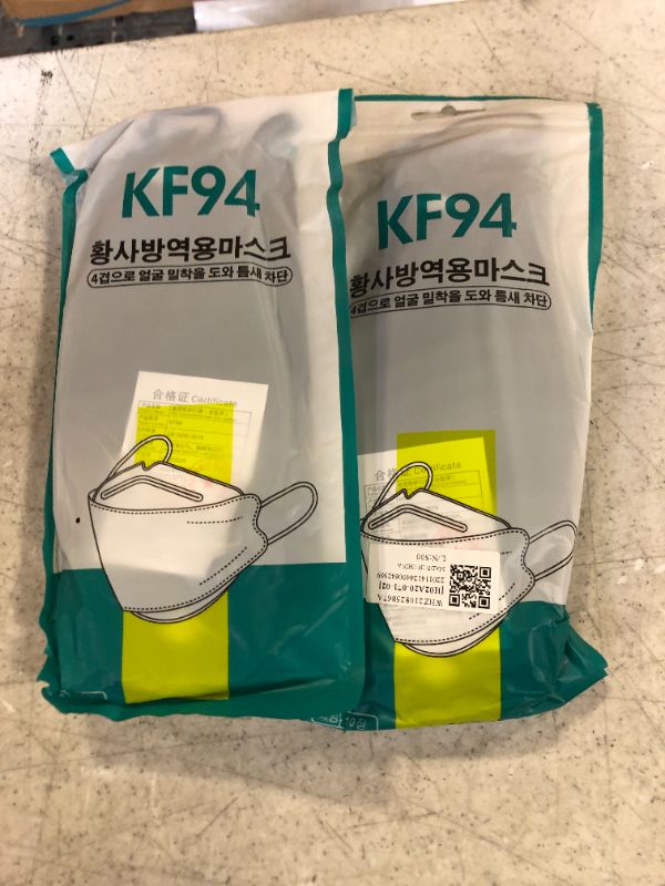 Photo 1 of KF94 Face Masks - 2 pack