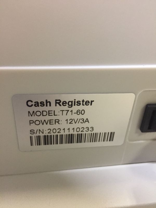 Photo 2 of cash register T71-60