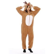 Photo 1 of Juniors size large reindeer onesie pj 