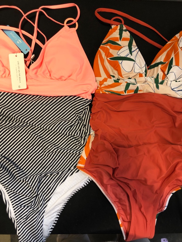 Photo 1 of Set of 2 Womens Bathing Suit Swimwear NEW SIze Small