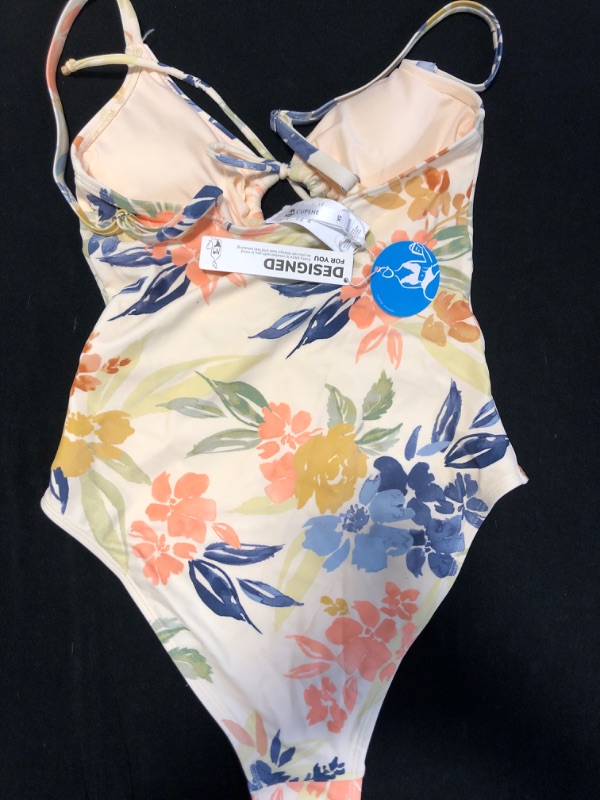 Photo 2 of 1 Piece Bathing Suit Swimwear Floral NEW Size XS