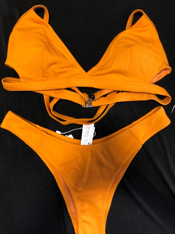 Photo 4 of Summer Cutout Criss Cross Bikini Set 2 piece NEW Size Large