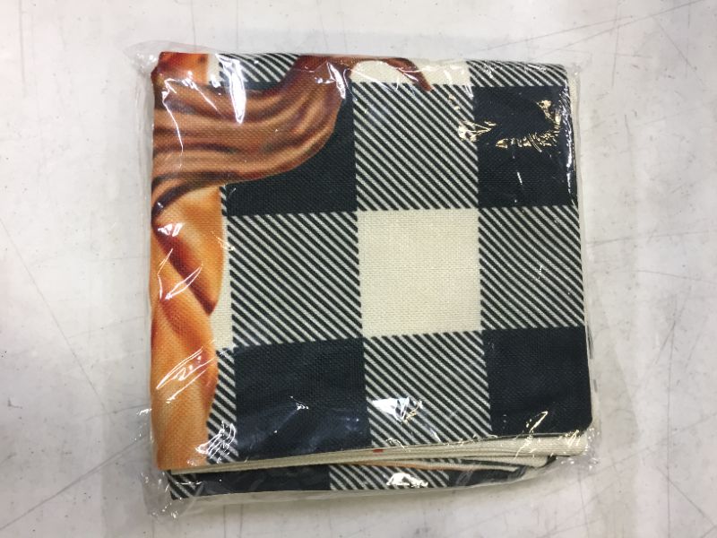 Photo 1 of Adabana Fall Pillow Covers 20x20 Set of 4 Fall Outdoor Throw Pillow Covers Buffalo Plaid Pumpkin Maple Leaf Thanksgiving Decorative Throw Pillows Farmhouse Autumn Pillow Cases for Couch