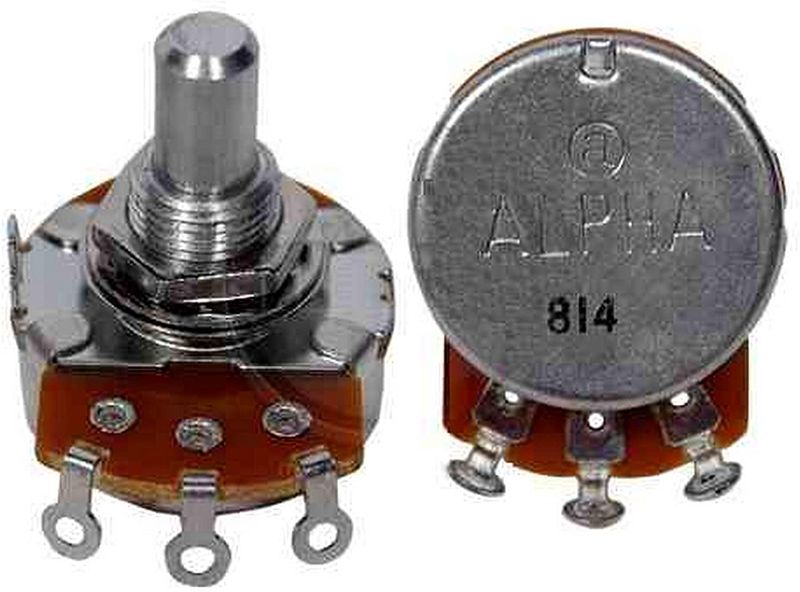 Photo 1 of 2 PACK - Potentiometer - 0.2W Power Rating - 200VAC Voltage Rating - 1 Gang - Panel Mount