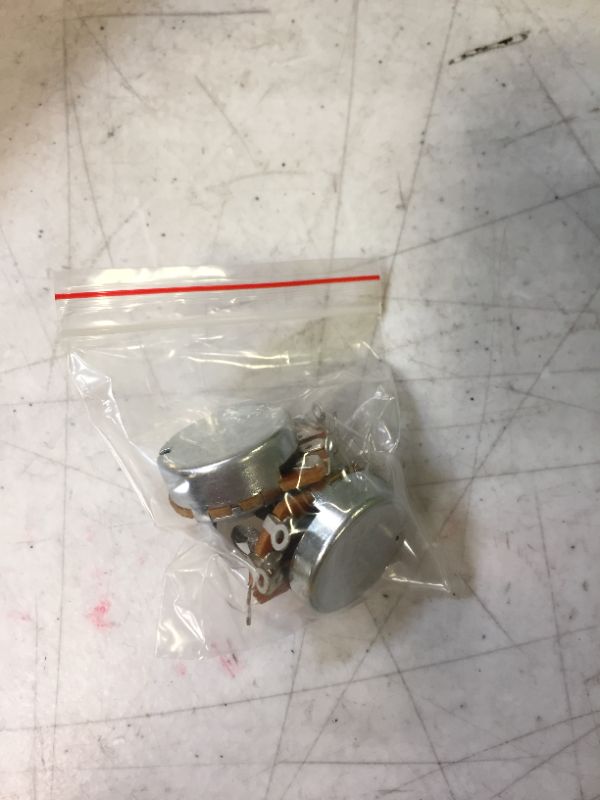 Photo 1 of 2 PACK - Potentiometer - 0.2W Power Rating - 200VAC Voltage Rating - 1 Gang - Panel Mount