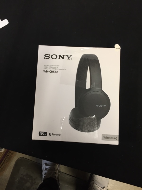 Photo 1 of Sony WH-CH510 Wireless On-Ear Headphones with Mic- Black
