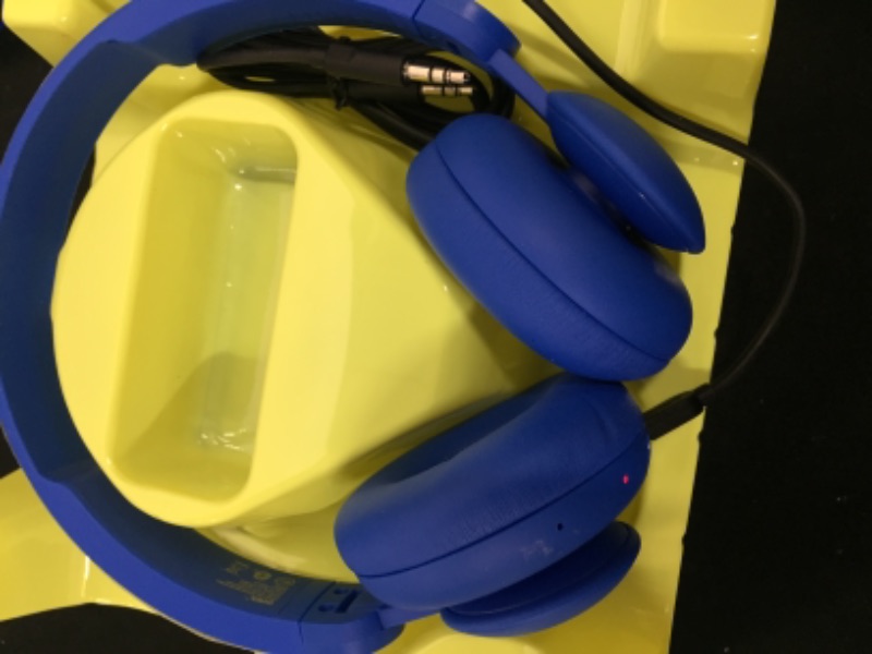 Photo 2 of onn. Bluetooth On-Ear Headphones, Blue

