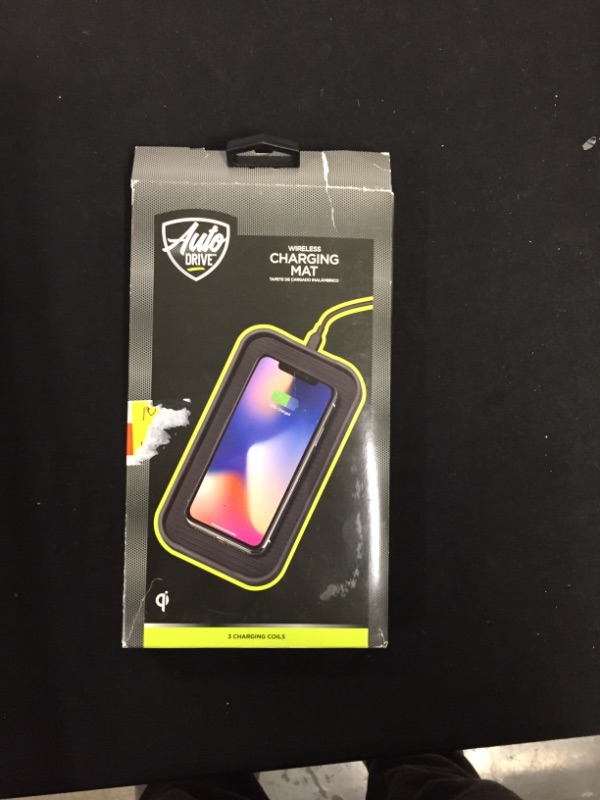 Photo 3 of AutoDrive Universal Silicone QI Wireless Charger Black