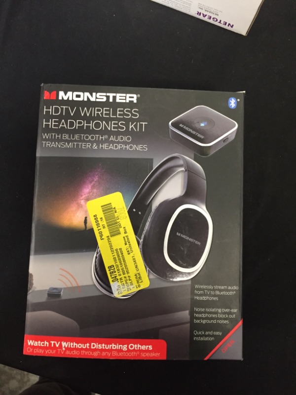 Photo 2 of Monster HDTV Wireless Headphone Kit with Bluetooth Transmitter
