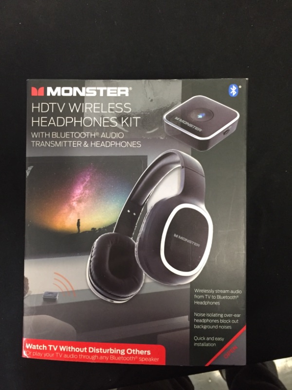 Photo 3 of Monster HDTV Wireless Headphone Kit with Bluetooth Transmitter
