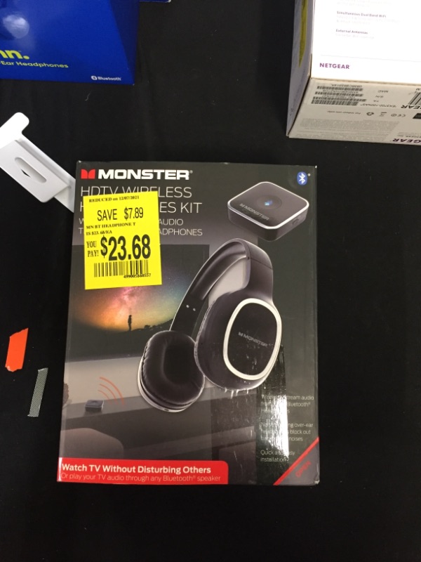 Photo 4 of Monster HDTV Wireless Headphone Kit with Bluetooth Transmitter

