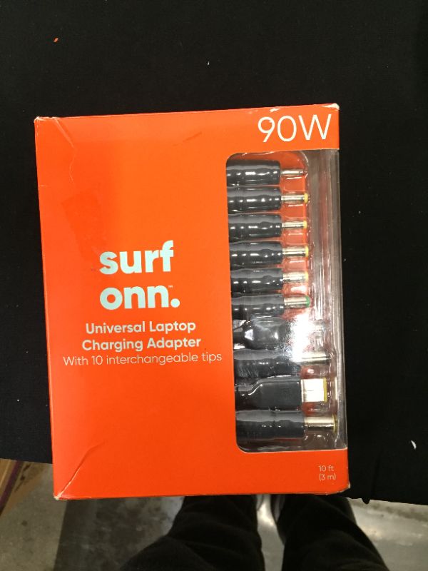 Photo 3 of onn. 90W Universal Laptop Charger with 10 Interchangeable Tips, Total 10 Feet Power Cords, Fits Most Laptops Like HP, Dell, Lenovo, onn.
