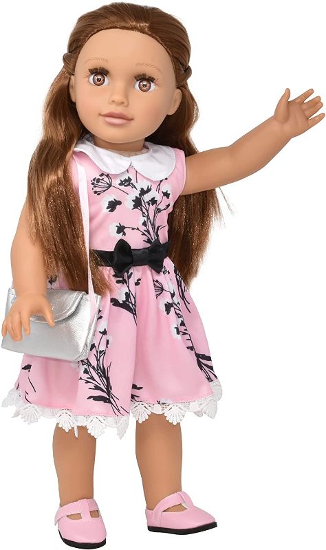 Photo 1 of 18 Inch Girl Doll, Poseable Fashion Doll with Fine Hair for Styling, Clothes, Shoes, Purse and Accessories, Princess Doll for Girls and Kids
