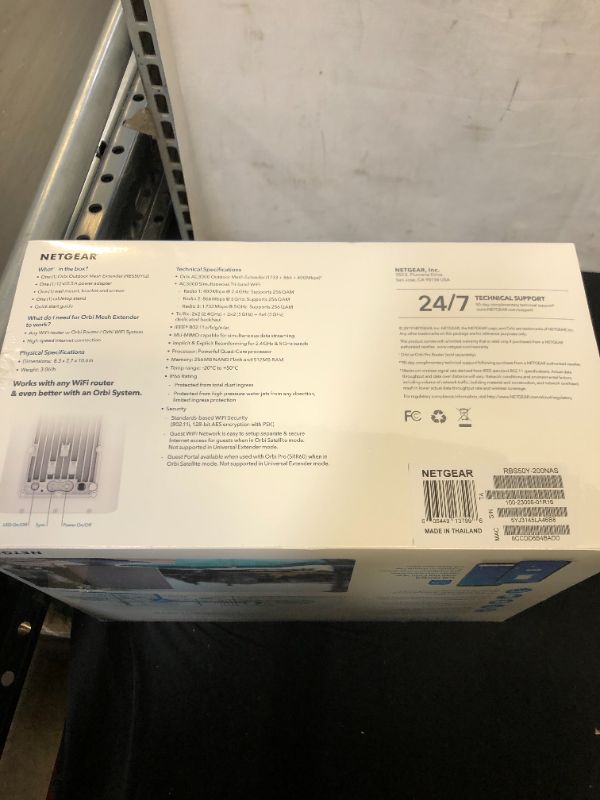 Photo 4 of ***FACTORY SEALED*** NETGEAR Orbi Outdoor satellite WiFi extender, works with any WiFi router, gateway, or ISP rented equipment (RBS50Y)
