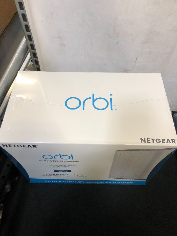 Photo 5 of ***FACTORY SEALED*** NETGEAR Orbi Outdoor satellite WiFi extender, works with any WiFi router, gateway, or ISP rented equipment (RBS50Y)
