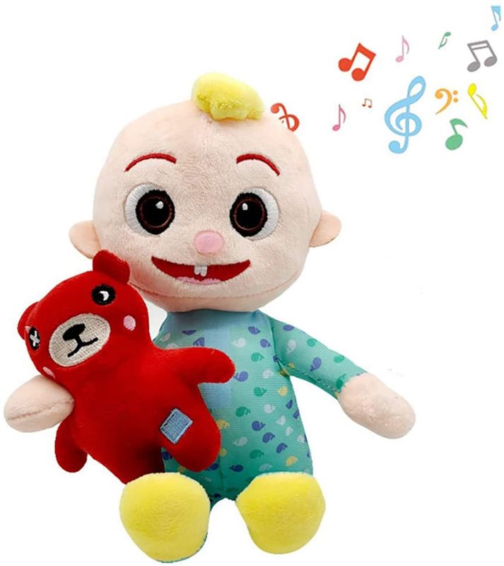 Photo 1 of Coco Melon JJ Plush Doll, JJ with Bear Doll, Musical Bedtime with Bear JJ Doll (Bear JJ)
