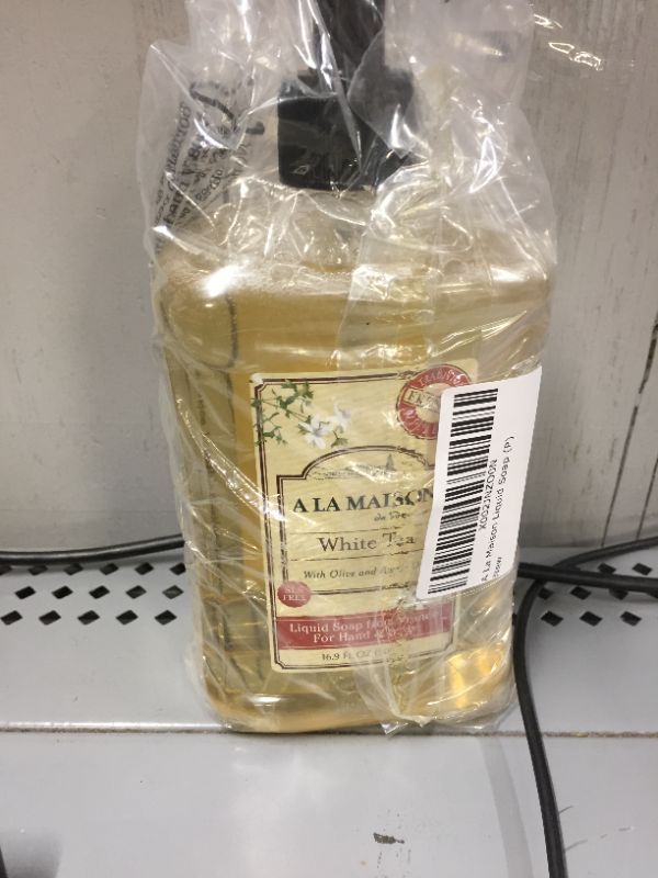 Photo 1 of A La Maison White Tea Liquid Hand Soap | 16.9 Fl oz. Pump Bottles Moisturizing Natural Hand Wash Soap | Triple French Milled | Gentle To Hands | (1 Pack)