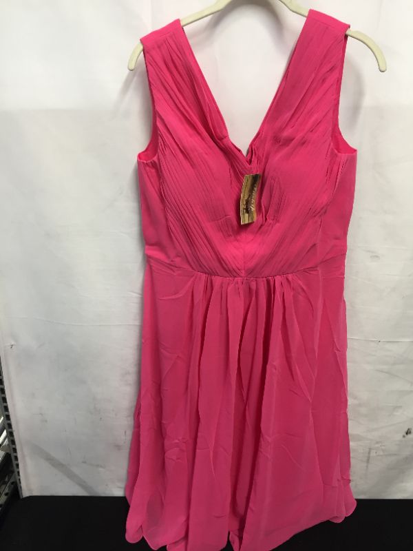 Photo 1 of womens dress sleeveless color pink size 12