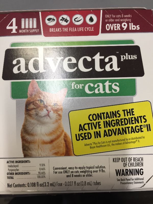 Photo 2 of Advecta II Flea Drops for Cats