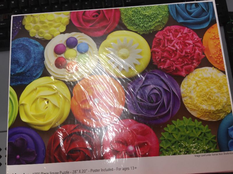 Photo 2 of Cool Cupcakes 1000 Piece Jigsaw Puzzle by Colorcraft
