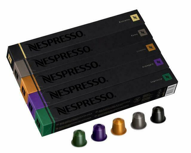 Photo 1 of (Qty of 50) Nespresso Capsules - Variety Assortment exp 02-2022

