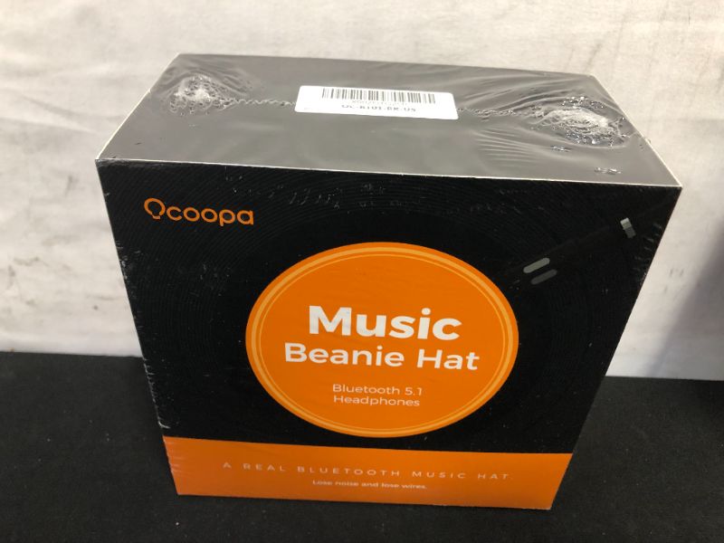 Photo 3 of factory sealed--OCOOPA Bluetooth Beanie Hat, Superior Sound with Bluetooth 5.1 Wireless Headphones, All-Day Playtime, IPX5 Waterproof, Detachable Design, Great for Men and Women
