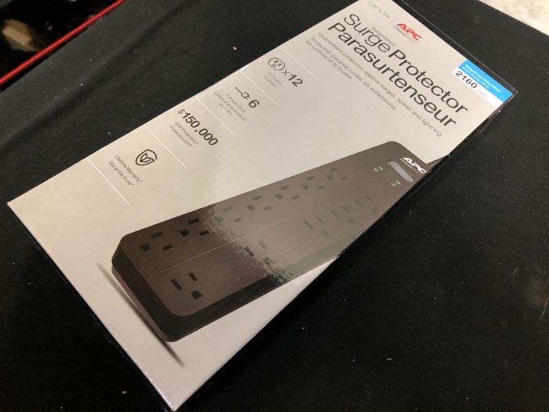 Photo 4 of 12-Outlet SurgeArrest(R) Home-Office Series Surge Protector, 6ft Cord ---factory sealed
