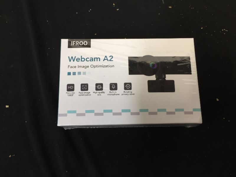 Photo 2 of IFROO 1080P Webcam with Microphone&Privacy Cover,HD No Distortion Streaming Web Camera,Works with Desktop/Laptop/Smart TV,Wide Angle, USB Plug and Play for Zoom/Skype/Teams Conferencing Calling
