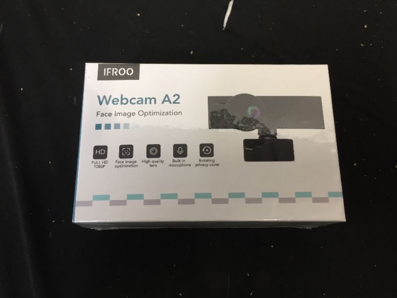 Photo 2 of IFROO 1080P Webcam with Microphone&Privacy Cover,HD No Distortion Streaming Web Camera,Works with Desktop/Laptop/Smart TV,Wide Angle, USB Plug and Play for Zoom/Skype/Teams Conferencing Calling
