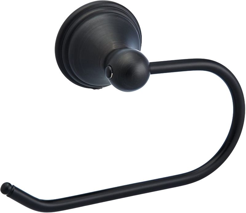 Photo 1 of Amazon Basics AB-BR808-OR Modern Euro Toilet Paper Holder, Oil Rubbed Bronze