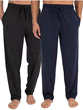 Photo 1 of Fruit of the Loom Men's Extended Sizes Jersey Knit Sleep Pant ( 2 Packs)(L)