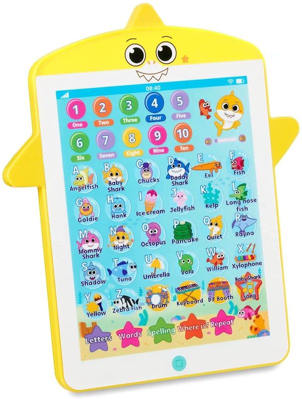Photo 1 of Baby Shark's Big Show! Kids Tablet – Interactive Educational Toys – Baby Shark Toddler Tablet Makes Learning Fun 